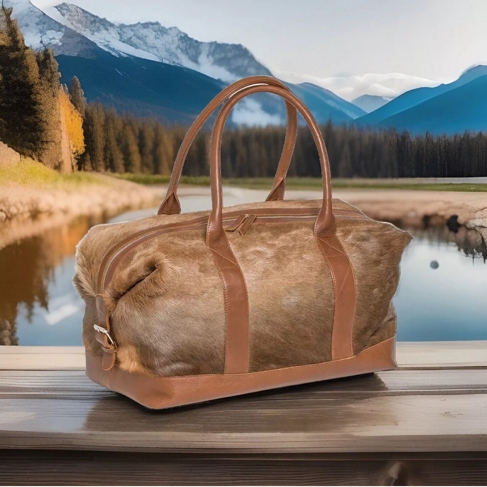 kulu | Blesbok Overnighter XL weekend duffle bag | carry-on | Blesbok & Leather